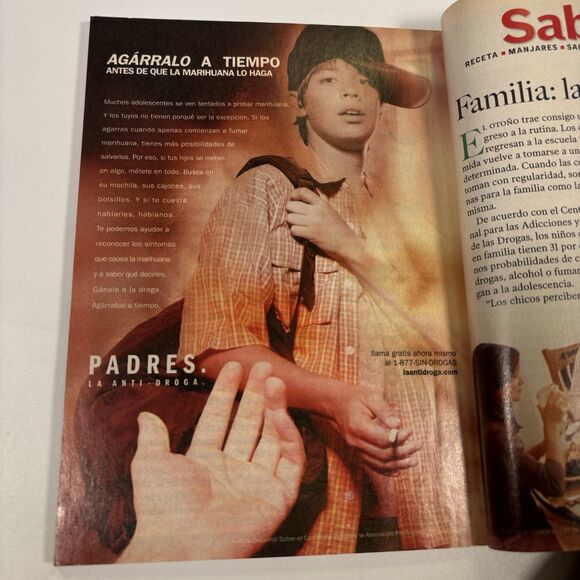 Gael Garcia Bernal Anti-drug Print Ad Zest  Selecciones Reader’s Digest Spanish - Picture 6 of 7